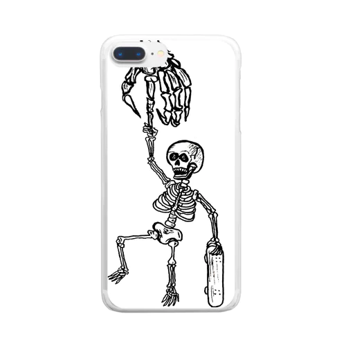 ☠️系です Clear Smartphone Case