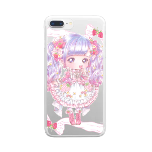 キャンディちゃん Clear Smartphone Case