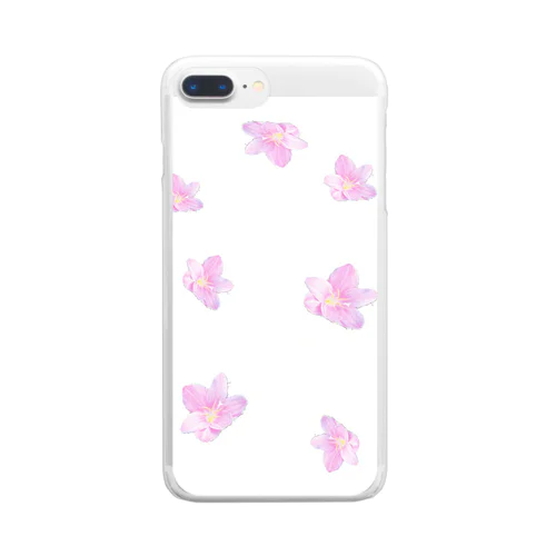 花模様 Clear Smartphone Case