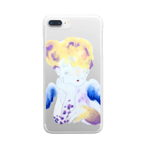 your angel of sickness... Clear Smartphone Case