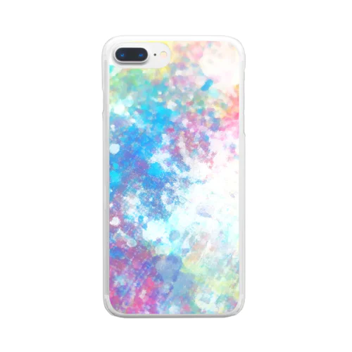 colourful canvas N Clear Smartphone Case