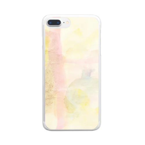 satonoe 桃 Clear Smartphone Case