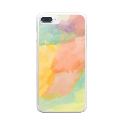 satonoe colorful Clear Smartphone Case