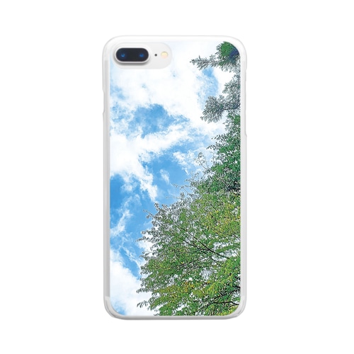 ある日見上げた空 Clear Smartphone Case