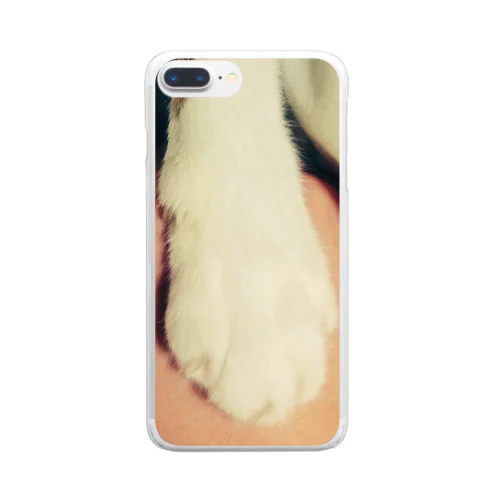 猫の手も借りたい。 Clear Smartphone Case