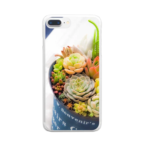 Succulent plants*多肉植物 Clear Smartphone Case