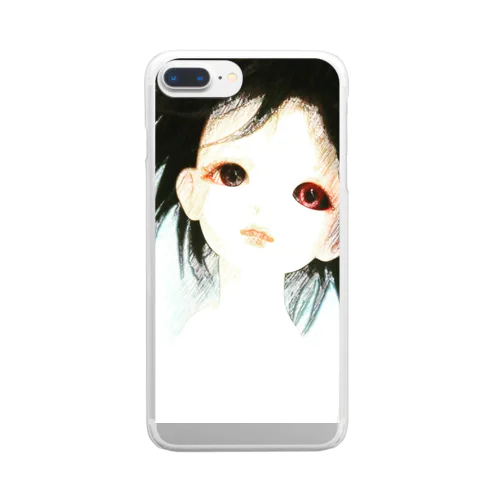 Red eyes neo Clear Smartphone Case