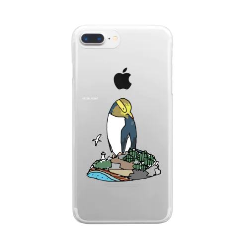 キガシラペンギン Clear Smartphone Case