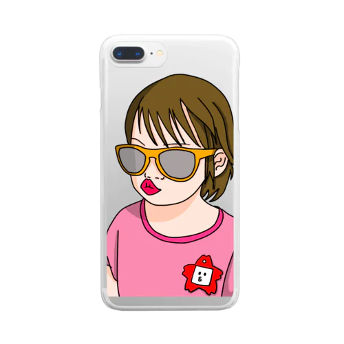 わる園児 Clear Smartphone Case