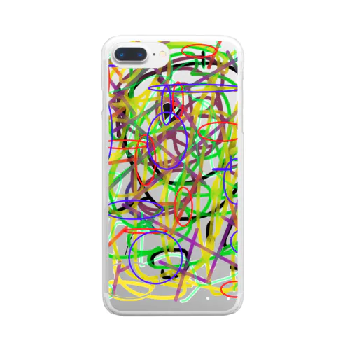 colorful Clear Smartphone Case