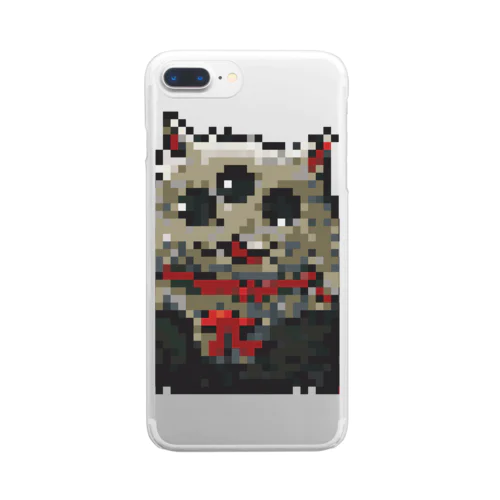 ビッグミャフ(8bit ver.) Clear Smartphone Case