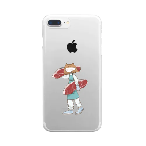 肉屋の娘 Clear Smartphone Case