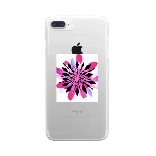 ドラゴンフルーツの花 Clear Smartphone Case