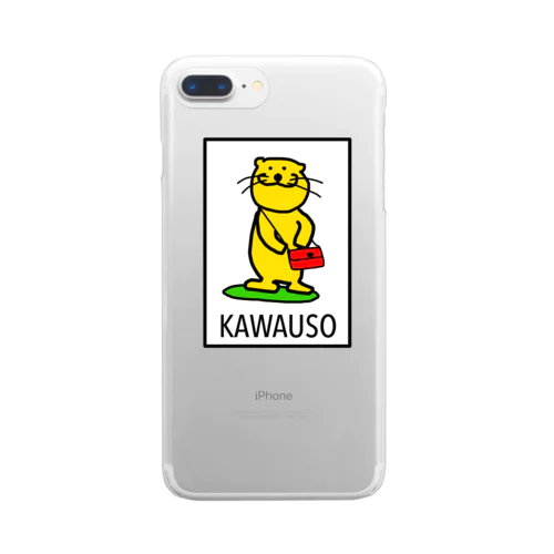 カワウソくん Clear Smartphone Case