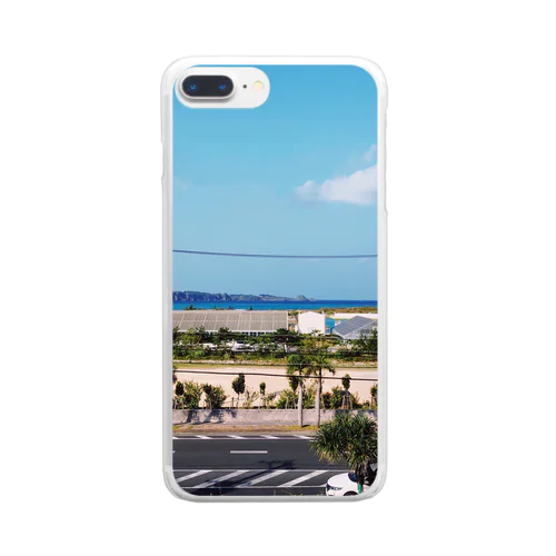 恩納の海岸線 Clear Smartphone Case
