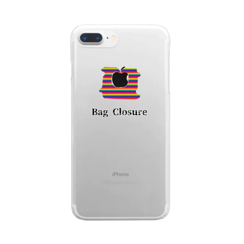 パンの袋をとめるアレ Clear Smartphone Case