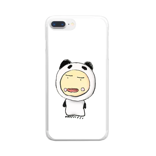 パンダくん Clear Smartphone Case