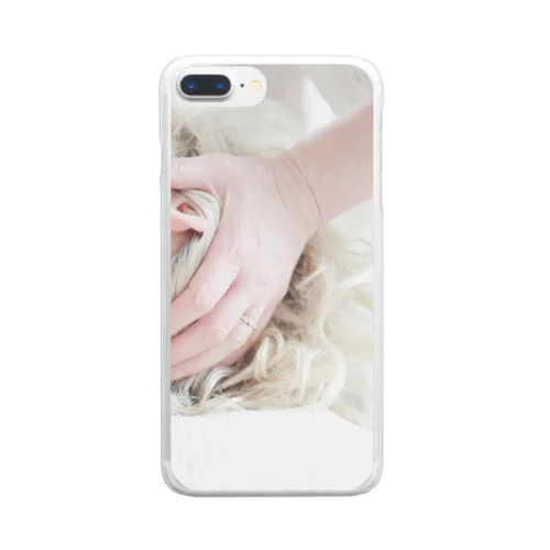 head spa Clear Smartphone Case