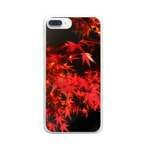 autumn leaves Clear Smartphone Case