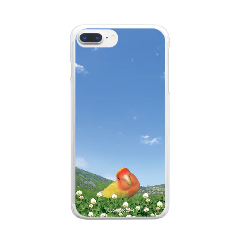 CLOVER_YELLOW2 Clear Smartphone Case