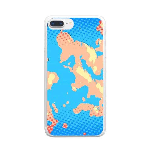 燃える空 Clear Smartphone Case