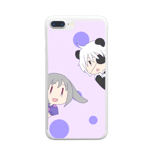 うささんぱんさん Clear Smartphone Case