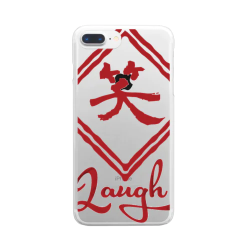 笑～Laugh～ Clear Smartphone Case