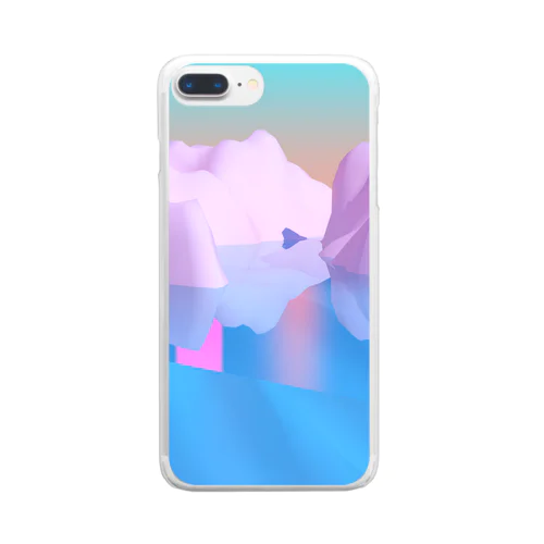 range of mountains Clear Smartphone Case