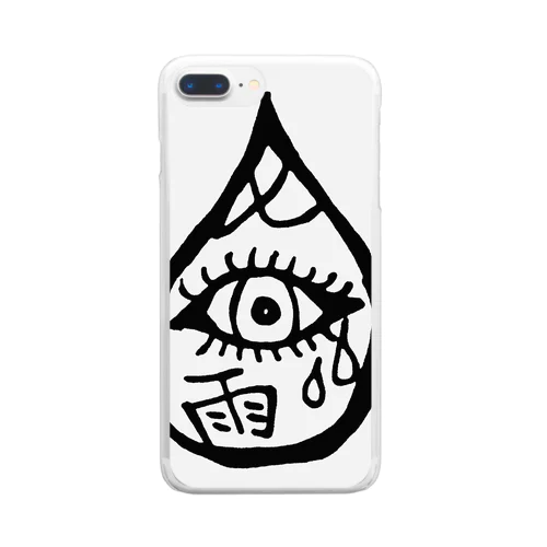 梅雨の眼 Clear Smartphone Case