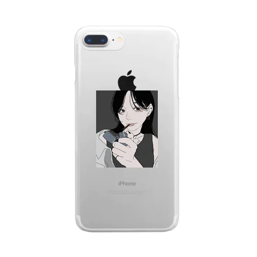 #煙草女子 Clear Smartphone Case