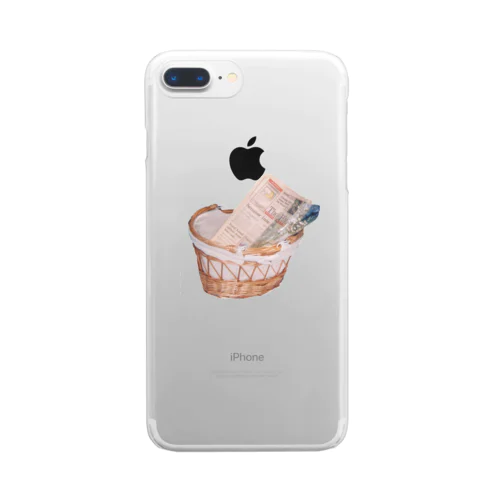 ピクニックにいこう Clear Smartphone Case