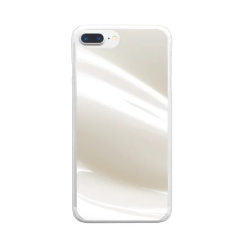 ミルク Clear Smartphone Case