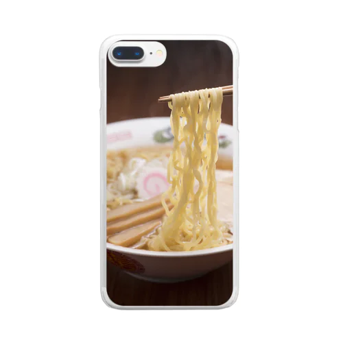 醤油ラーメン Clear Smartphone Case