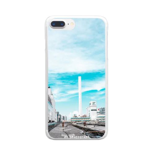 白い塔 Clear Smartphone Case