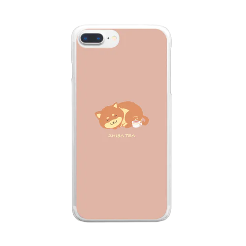 しば紅茶 Clear Smartphone Case