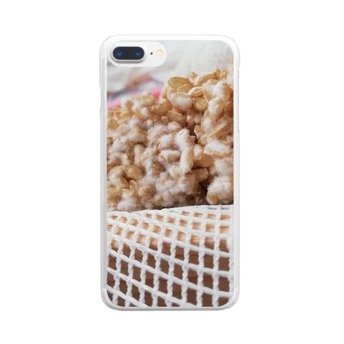 菌糸が元気☆かわいいぞ Clear Smartphone Case