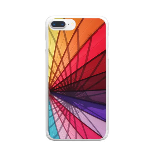 Colorful Umbrella Clear Smartphone Case