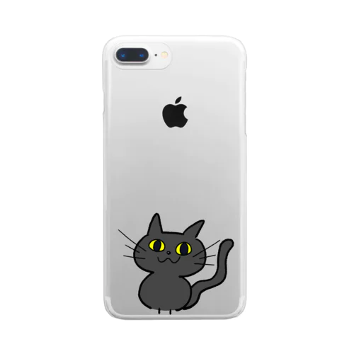 くろねこちゃん Clear Smartphone Case