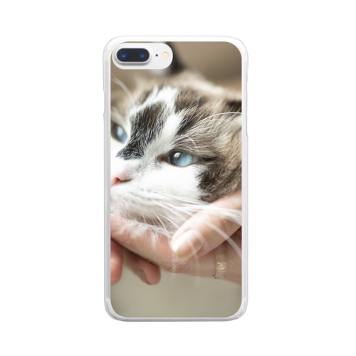 ノノチャンのほっぺ Clear Smartphone Case