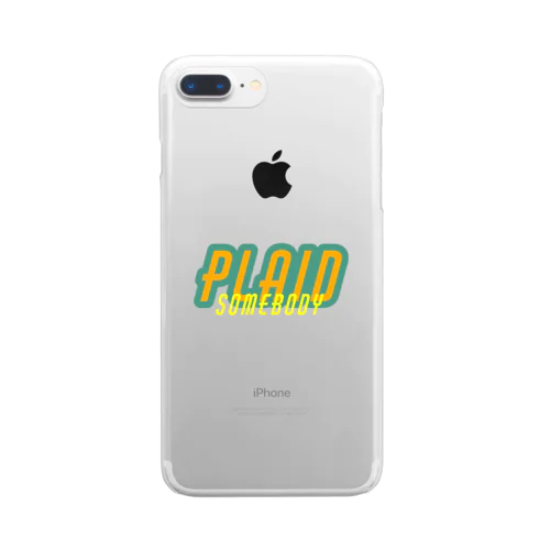 PLAID_m Clear Smartphone Case