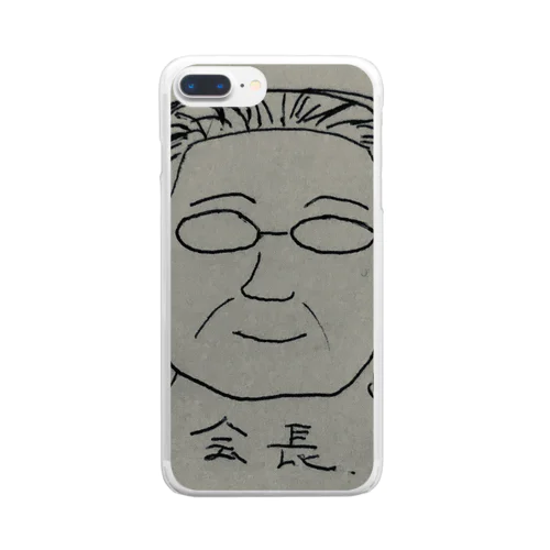 会長 Clear Smartphone Case