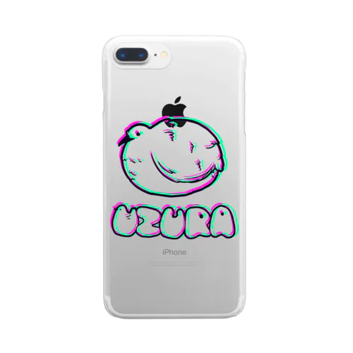 チカチカうずら Clear Smartphone Case