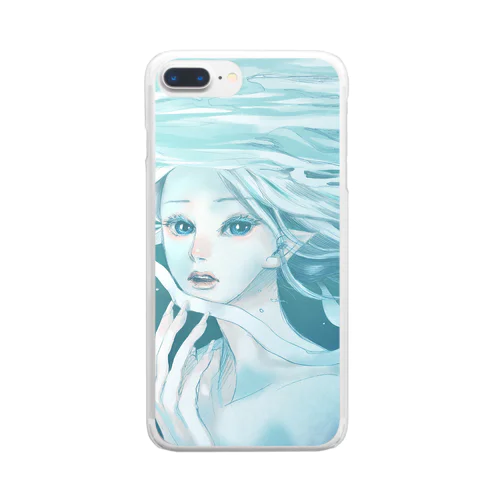 溺れる水棲 Clear Smartphone Case