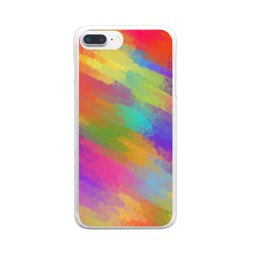 colorful Clear Smartphone Case