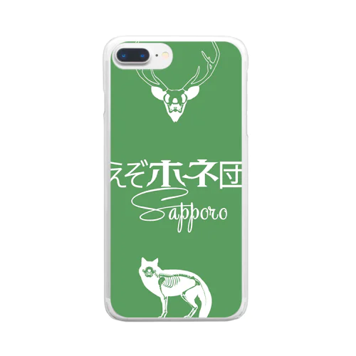 えぞホネ団Sapporo Clear Smartphone Case