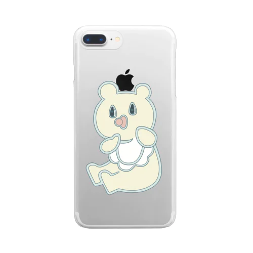 MilkBear Clear Smartphone Case