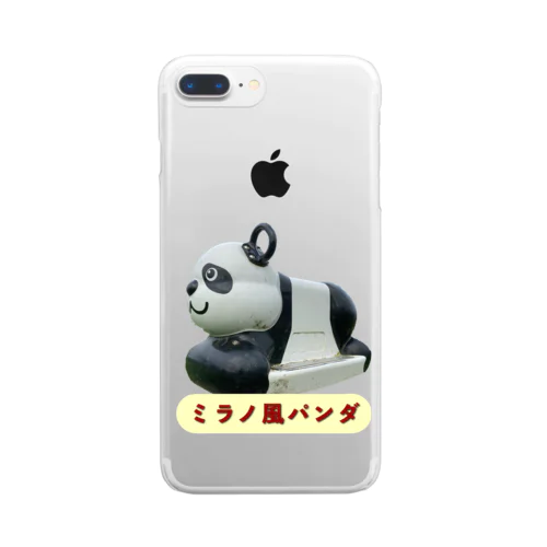 ミラノ風パンダ🐼 Clear Smartphone Case