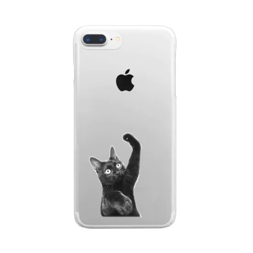 リアル黒猫5 Clear Smartphone Case