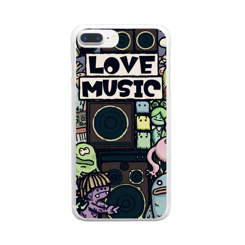 もんすたぁず-LOVE MUSIC- Clear Smartphone Case