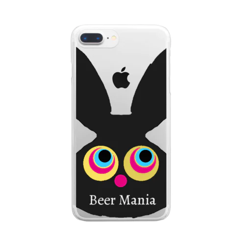 ビールマニア ラビット Clear Smartphone Case